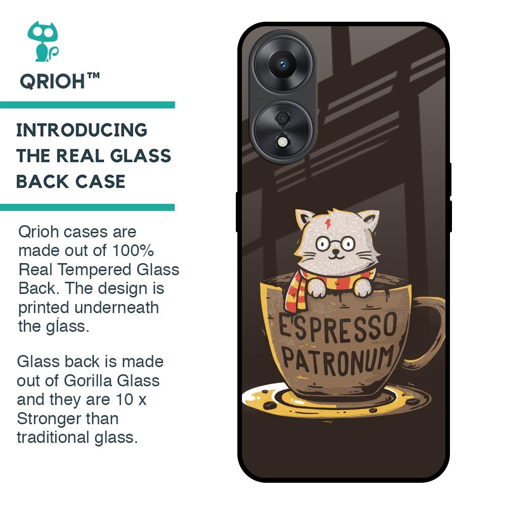 Tea With Kitty Glass Case For Oppo A58 5G