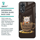 Tea With Kitty Glass Case For Oppo A58 5G