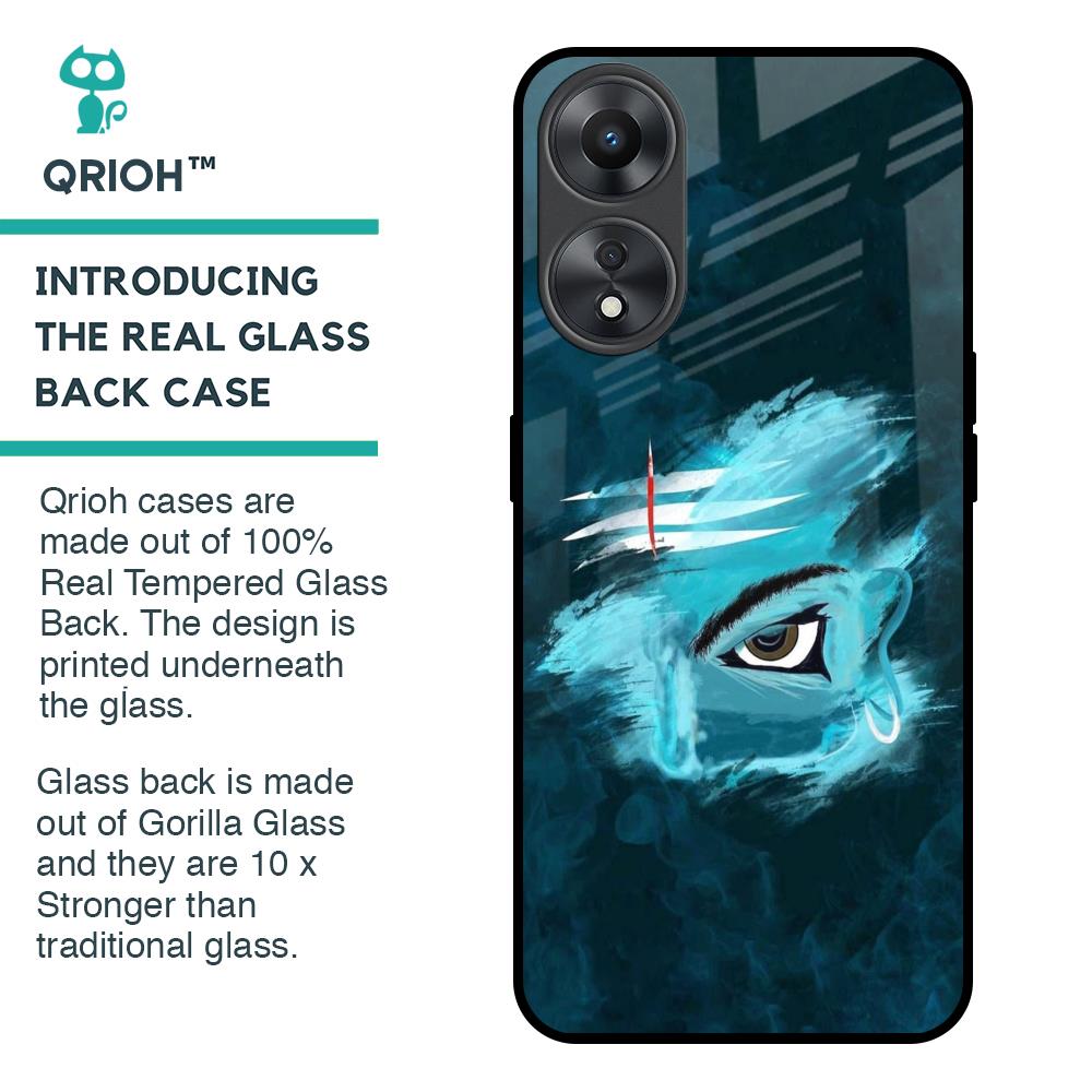 Power Of Trinetra Glass Case For Oppo A58 5G