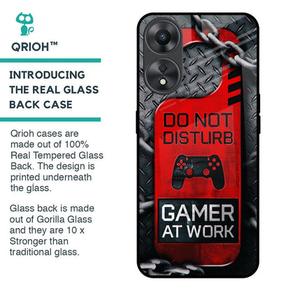 Do No Disturb Glass Case For Oppo A58 5G