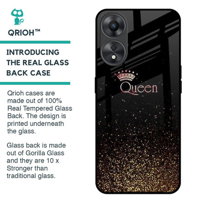 I Am The Queen Glass Case for Oppo A58 5G