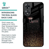 I Am The Queen Glass Case for Oppo A58 5G