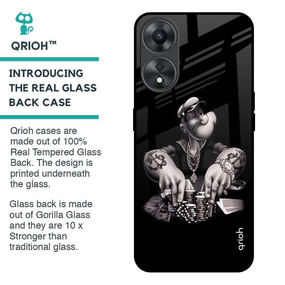 Gambling Problem Glass Case For Oppo A58 5G