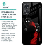 Shadow Character Glass Case for Oppo A58 5G