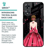 Fashion Princess Glass Case for Oppo A58 5G