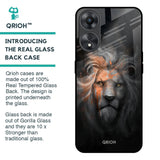 Devil Lion Glass Case for Oppo A58 5G
