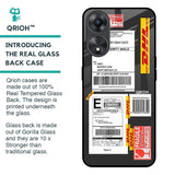 Cool Barcode Label Glass Case For Oppo A58 5G