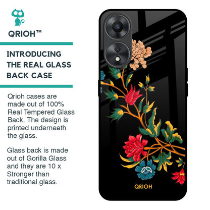 Dazzling Art Glass Case for Oppo A58 5G