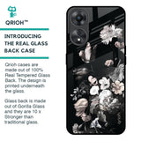 Artistic Mural Glass Case for Oppo A58 5G