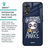 Struggling Panda Glass Case for Oppo A58 5G
