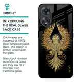 Mythical Phoenix Art Glass Case for Oppo A58 5G