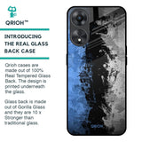 Dark Grunge Glass Case for Oppo A58 5G