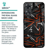 Vector Art Glass Case for Oppo A58 5G