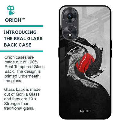 Japanese Art Glass Case for Oppo A58 5G