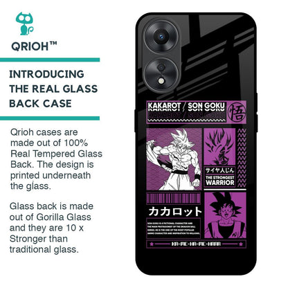 Strongest Warrior Glass Case for Oppo A58 5G