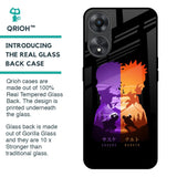 Minimalist Anime Glass Case for Oppo A58 5G