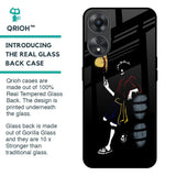 Luffy Line Art Glass Case for Oppo A58 5G