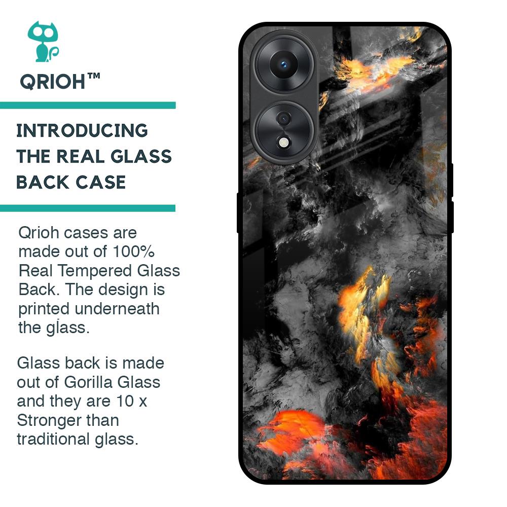Lava Explode Glass Case for Oppo A58 5G