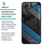 Multicolor Wooden Effect Glass Case for Oppo A58 5G