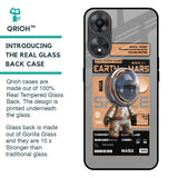 Space Ticket Glass Case for Oppo A58 5G