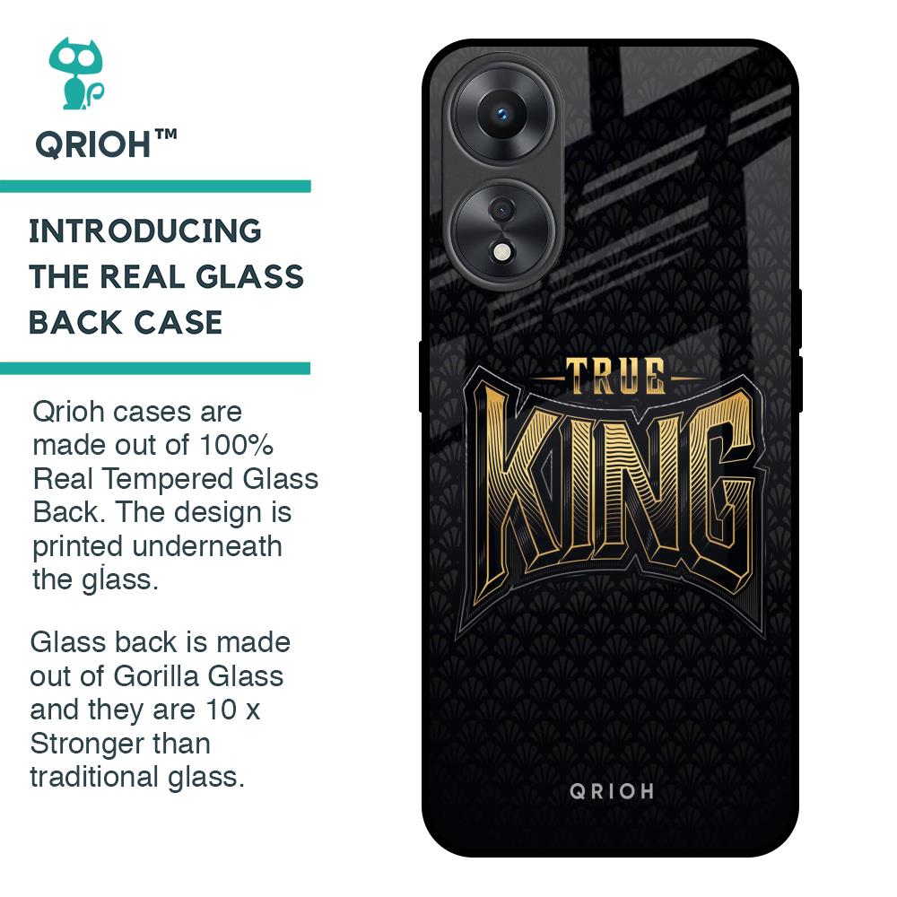 True King Glass Case for Oppo A58 5G