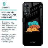 Anxiety Stress Glass Case for Oppo A58 5G