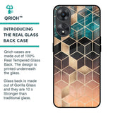 Bronze Texture Glass Case for Oppo A58 5G