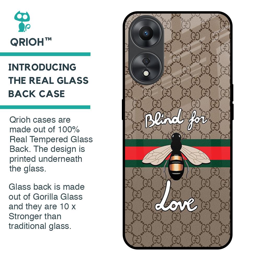 Blind For Love Glass Case for Oppo A58 5G