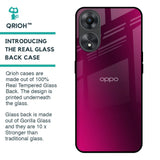 Pink Burst Glass Case for Oppo A58 5G