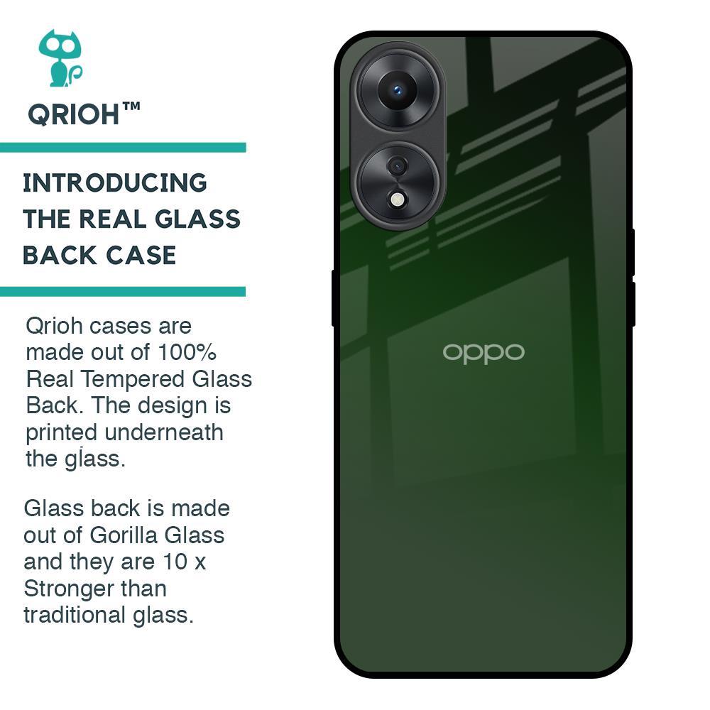 Deep Forest Glass Case for Oppo A58 5G
