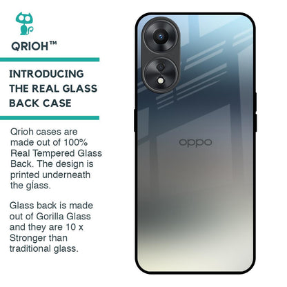 Tricolor Ombre Glass Case for Oppo A58 5G