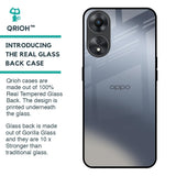 Space Grey Gradient Glass Case for Oppo A58 5G