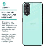 Teal Glass Case for Oppo A58 5G