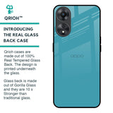 Oceanic Turquiose Glass Case for Oppo A58 5G