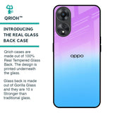 Unicorn Pattern Glass Case for Oppo A58 5G