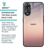 Golden Mauve Glass Case for Oppo A58 5G
