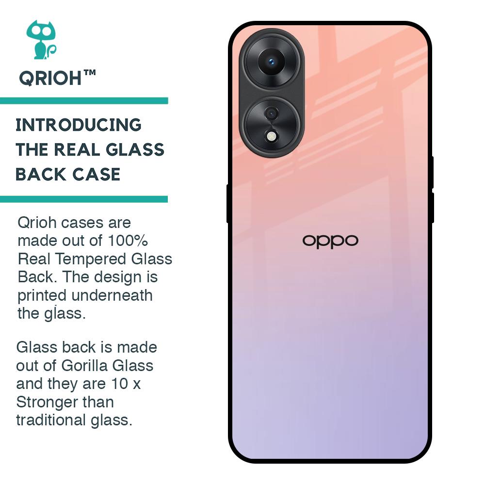 Dawn Gradient Glass Case for Oppo A58 5G