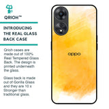 Rustic Orange Glass Case for Oppo A58 5G