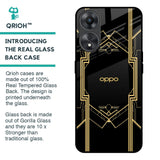 Sacred Logo Glass Case for Oppo A58 5G