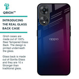 Mix Gradient Shade Glass Case For Oppo A58 5G