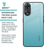 Arctic Blue Glass Case For Oppo A58 5G