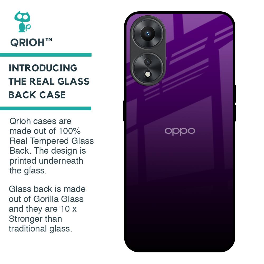 Harbor Royal Blue Glass Case For Oppo A58 5G
