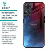 Smokey Watercolor Glass Case for Oppo A58 5G