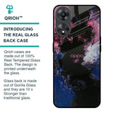 Smudge Brush Glass case for Oppo A58 5G