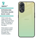 Mint Green Gradient Glass Case for Oppo A58 5G