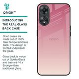 Blooming Pink Glass Case for Oppo A58 5G