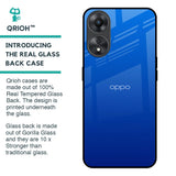 Egyptian Blue Glass Case for Oppo A58 5G