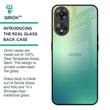 Dusty Green Glass Case for Oppo A58 5G
