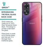 Multi Shaded Gradient Glass Case for Oppo A58 5G