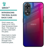 Magical Color Shade Glass Case for Oppo A58 5G